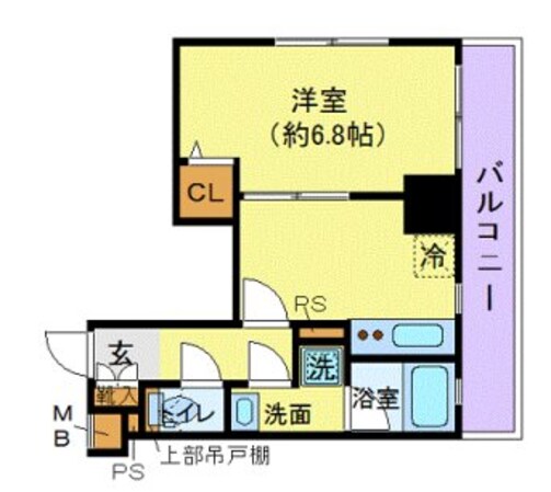 プレール・ドゥーク新宿御苑の物件間取画像